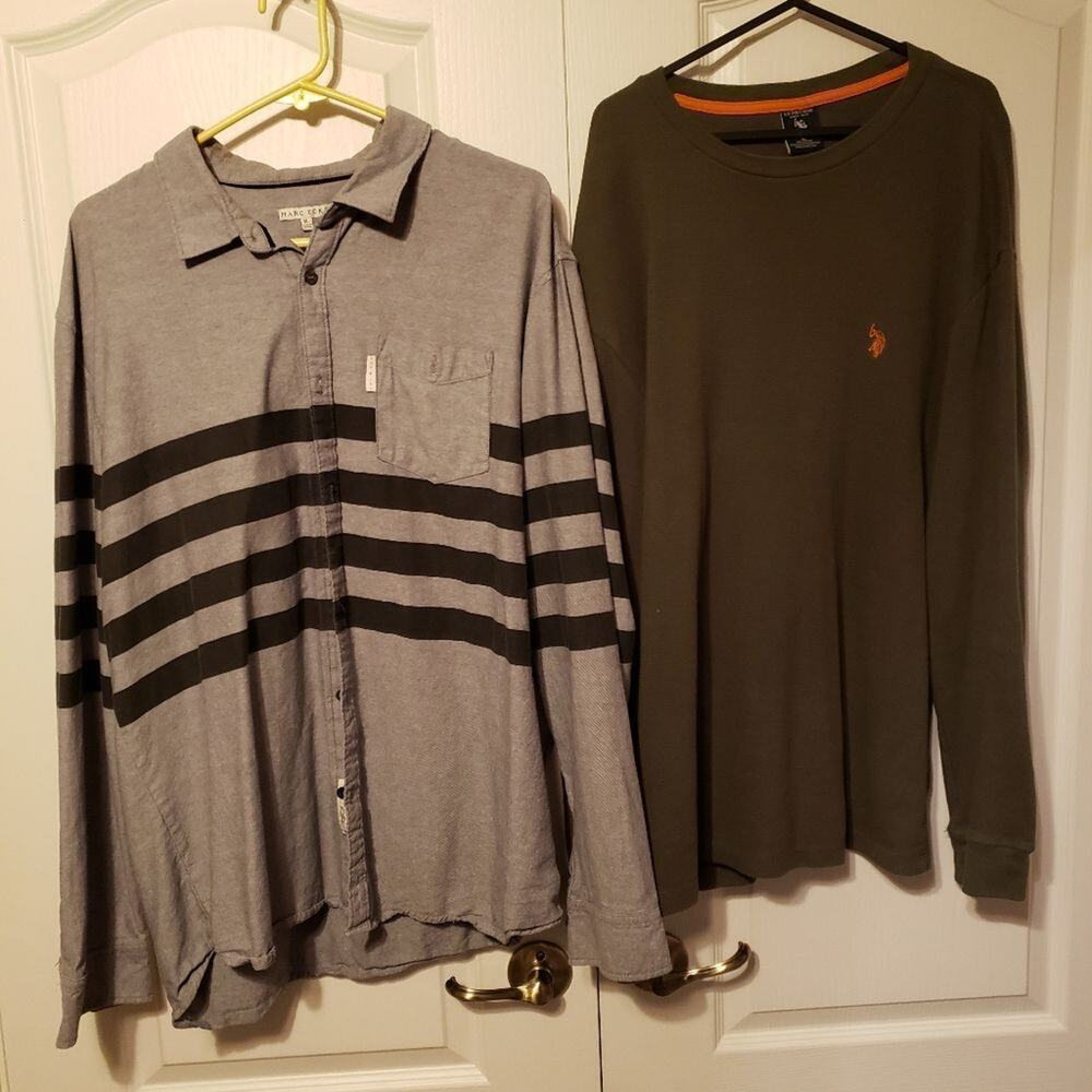 MARC ECHO and US Polo Assn shirts as a bundlei very good shape worn‎ little